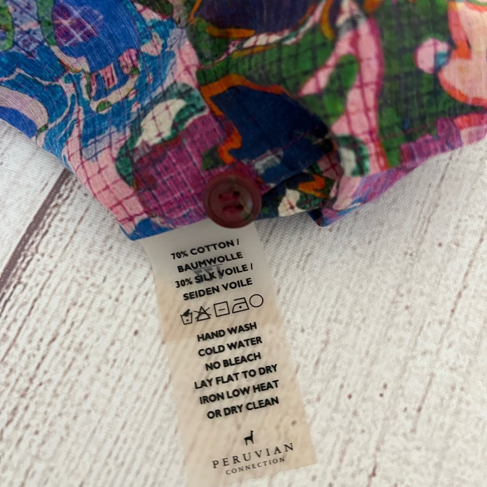 Peruvian Connection Multi Color Abstract Print Lo… - image 8